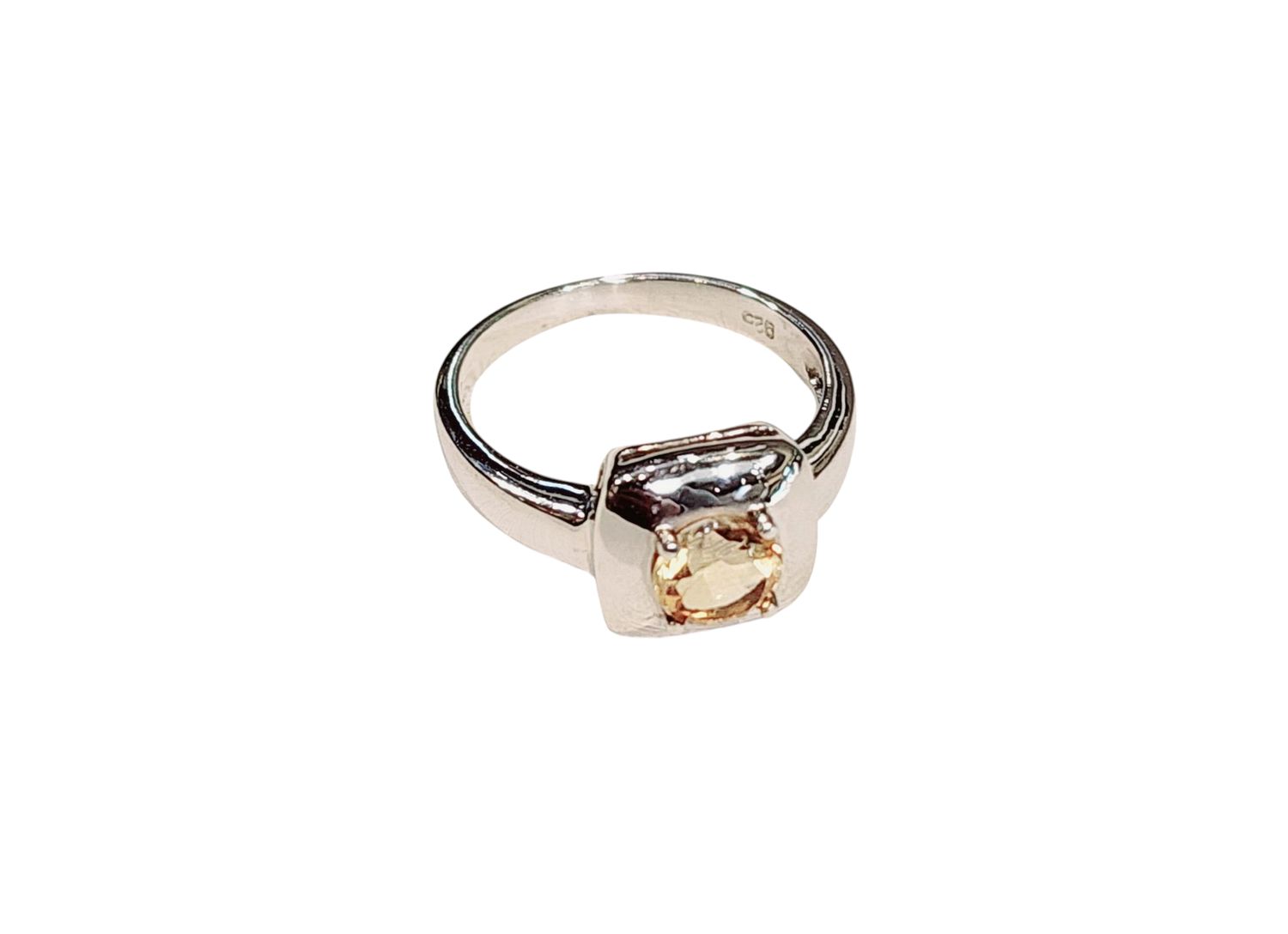 Citrine Ring in 925 0089
