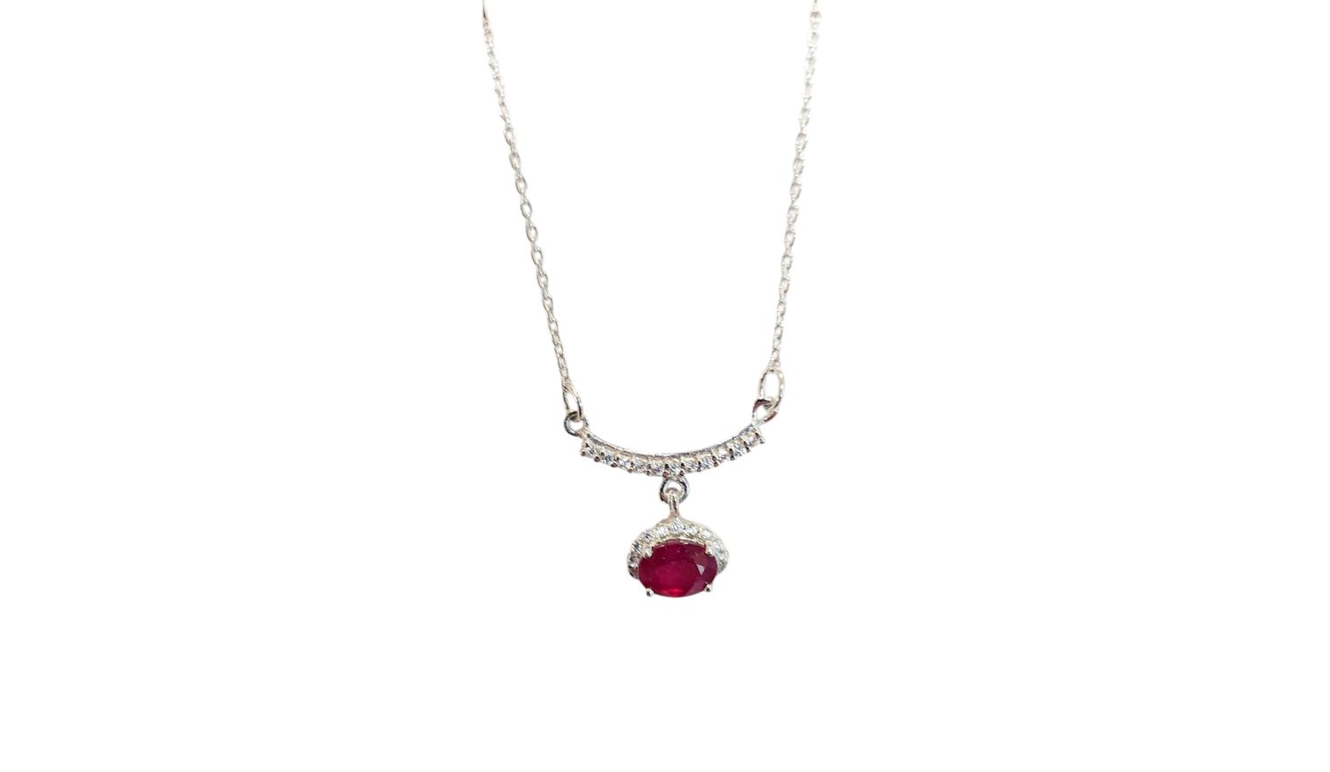 Ruby Necklace in 925 0001