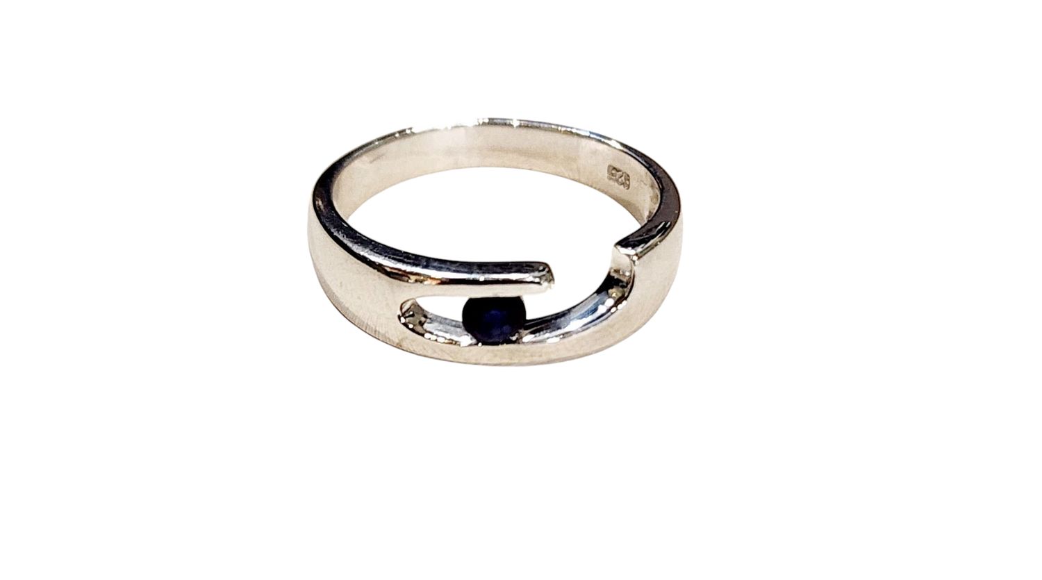 Blue Sapphire Ring in 925 0040 sz 9