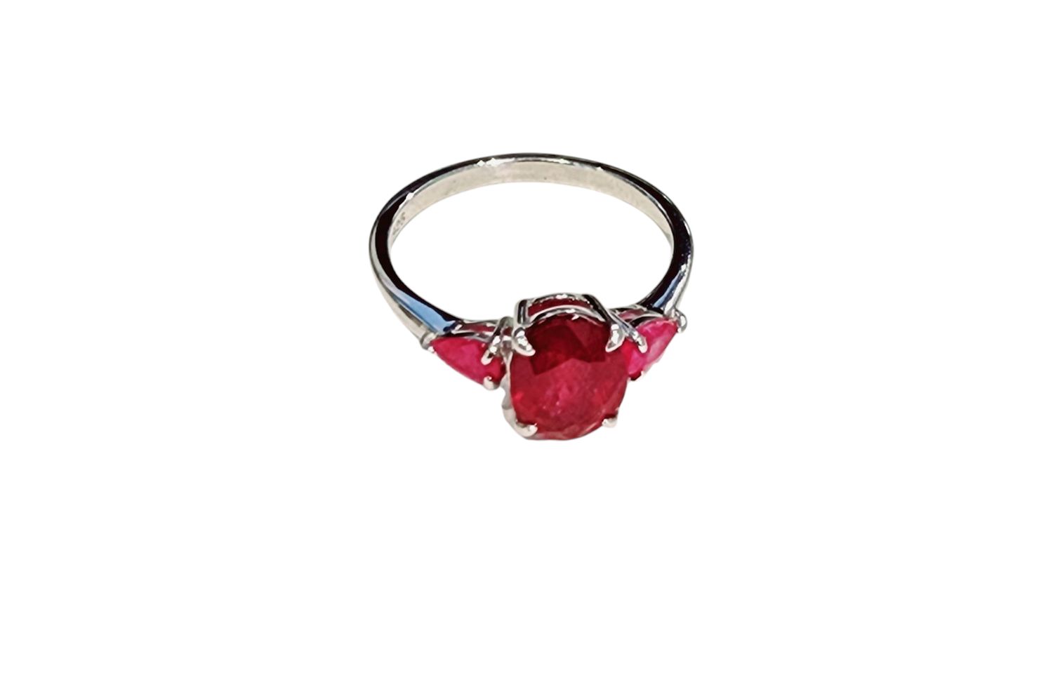 Ruby Ring in 925 0210