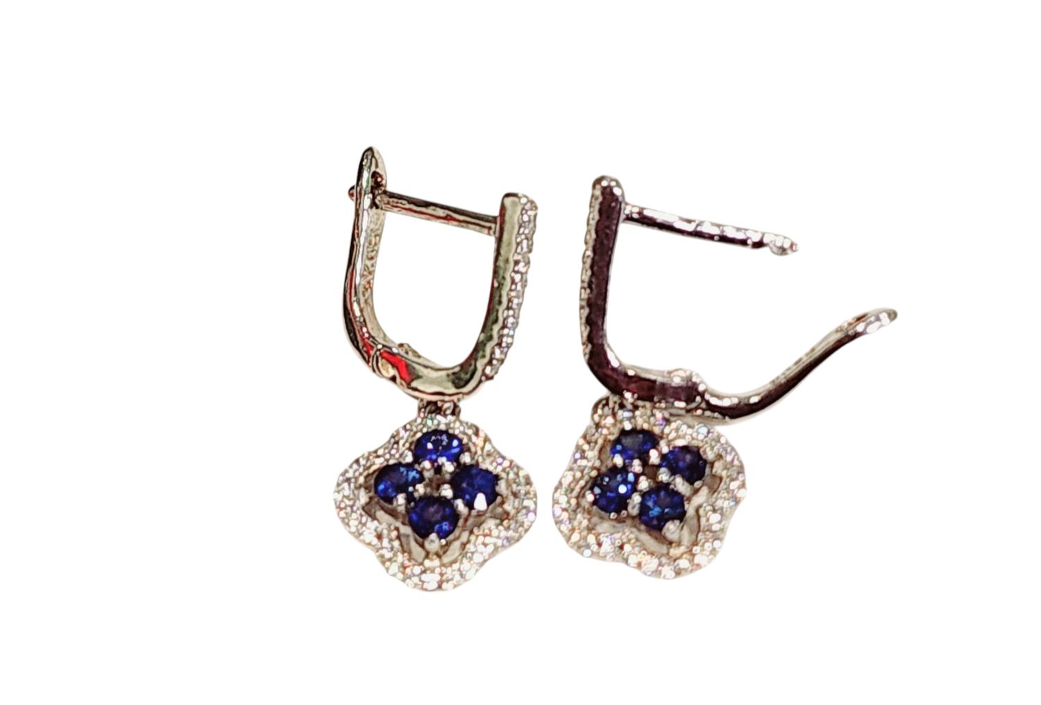 BL Sapphire Ear in 925 0005
