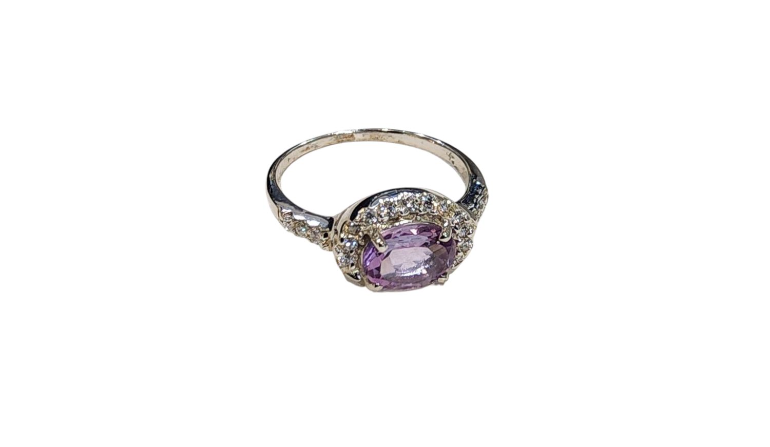 Amethyst Ring in 925 0013