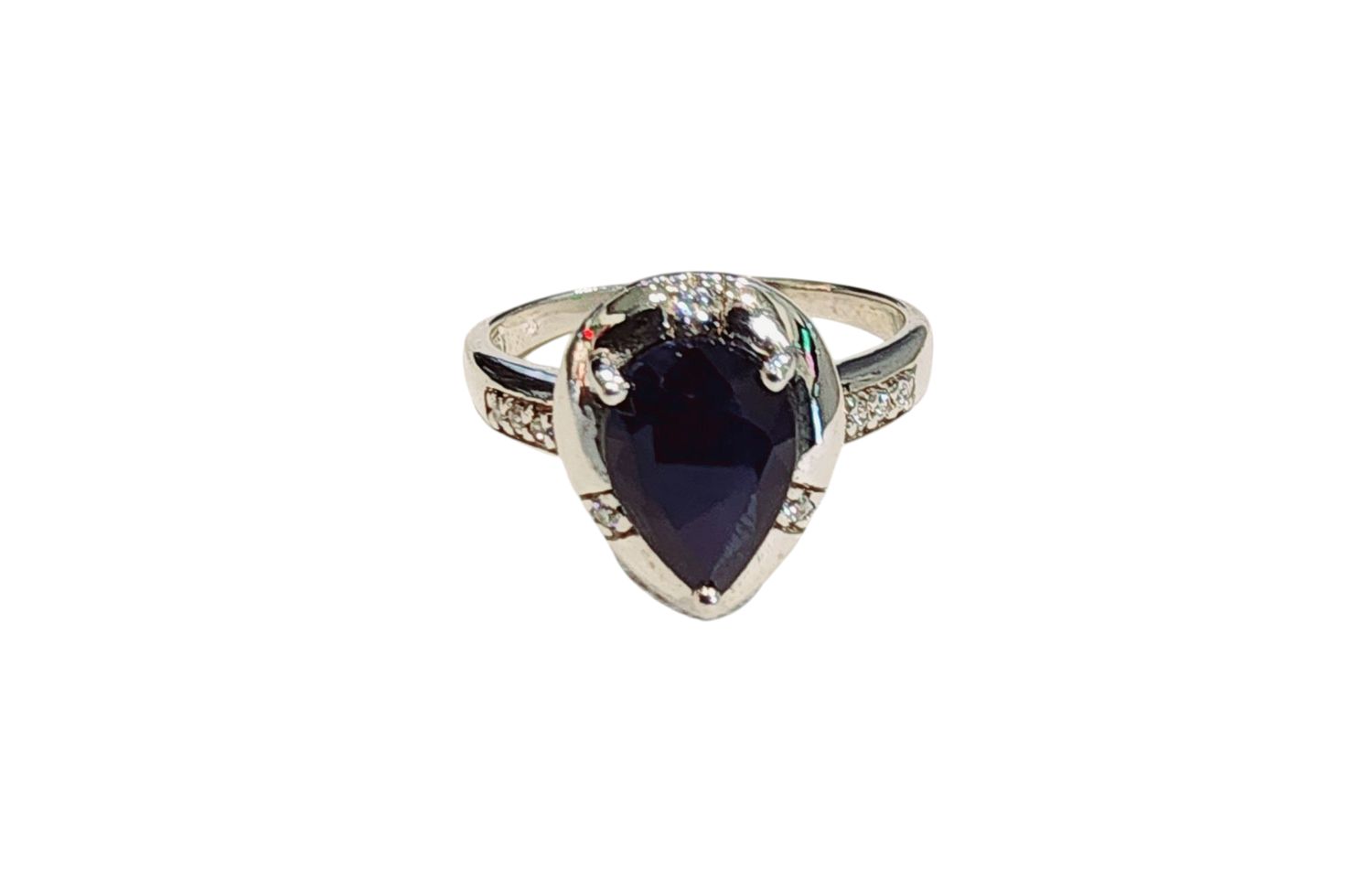 Blue Sapphire Ring in 925 0051 sz 7.5