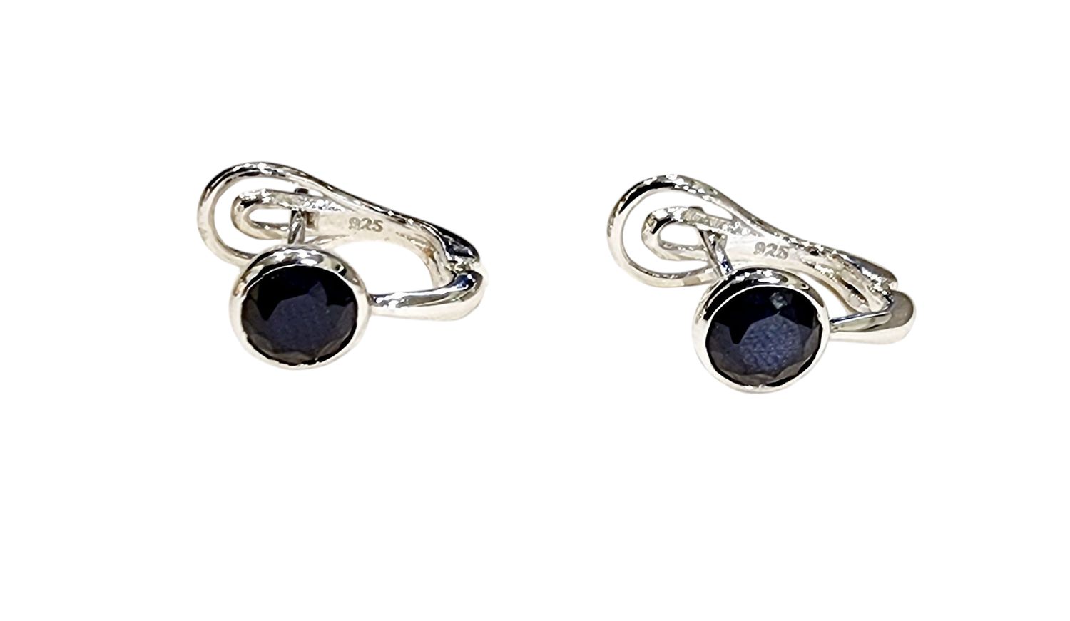 BL Sapphire Ear in 925 0004