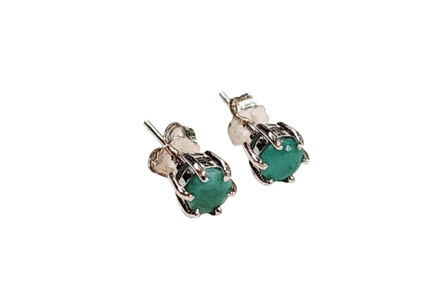 Emerald Earrings in 925 0007