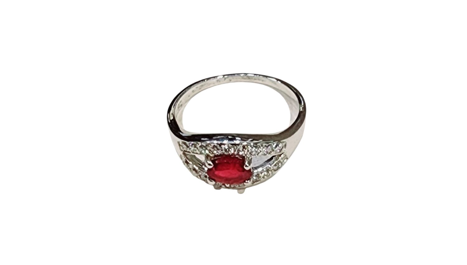 Ruby Ring in 925 0199 SZ 7