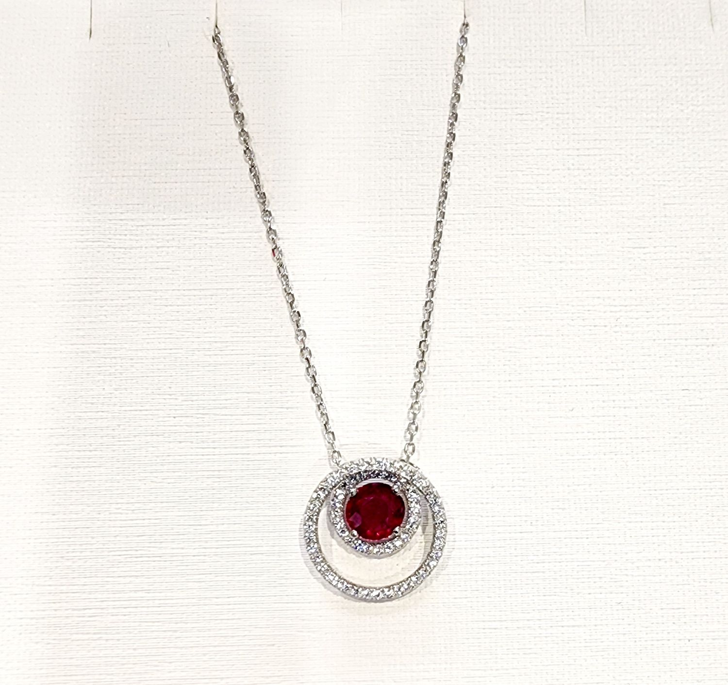 Ruby Necklace in 925 0004