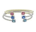 Ldn Blue Topaz Bangle in 925-R 2431-37