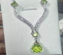 Peridot Necklace in 925-R 2391-35