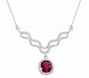 Ruby Necklace in 925-R 685-45