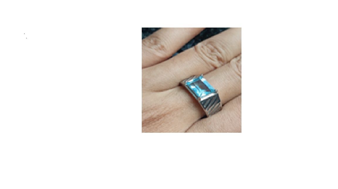 Blue Topaz  Ring  2151
