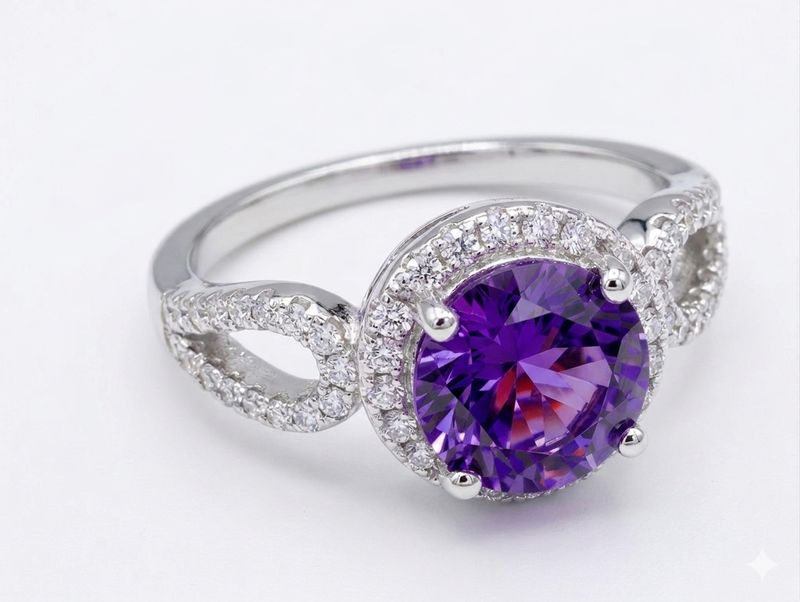 Amethyst Ring in 925-R 2584-61