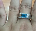 African Amethyst Ring in 925-R 2149-53 SZ-9
