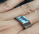 Blue Topaz Ring in 925-R 2150-54