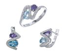 Swiss Blue Tpz Earr in 925-R 2108-10