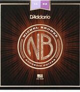 D'Addario Nickel Bronze 11/52 Str Cust Light Gauge