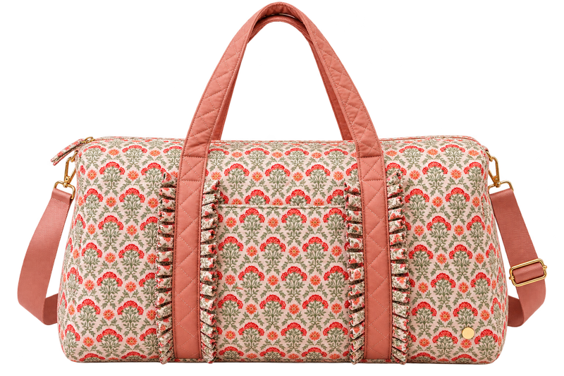 Pretty in Petals Weekender Quilted Bag