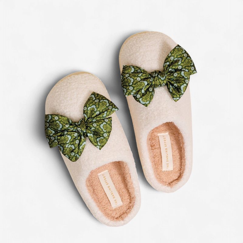 The Botanical Bow Slipper