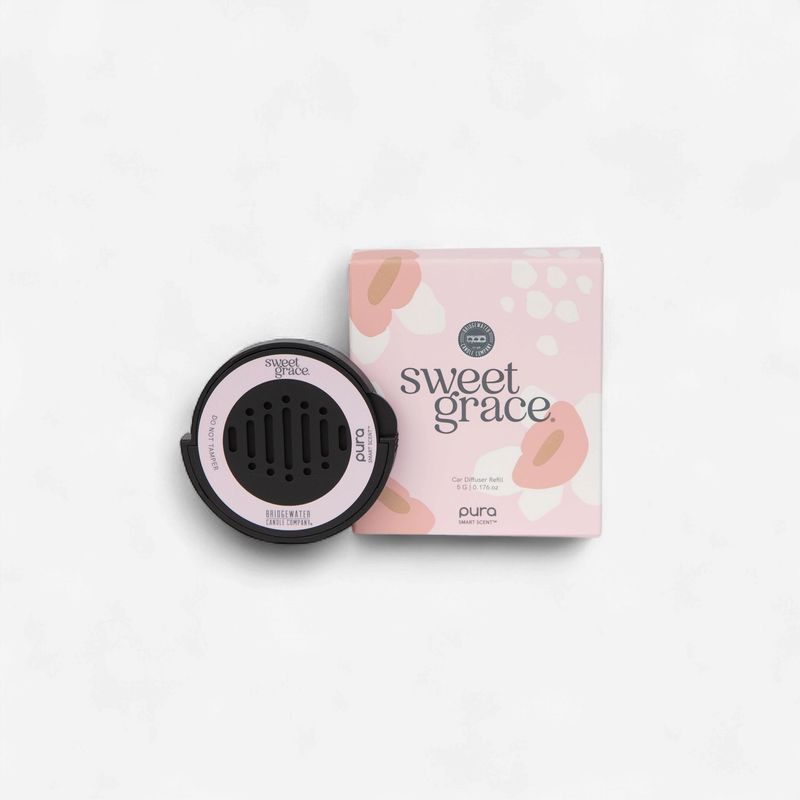 Bridgewater + Pura 8pk Sweet Grace Car Diffuser Cartridge