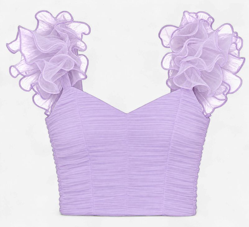 Lilac Dreams Organza Top