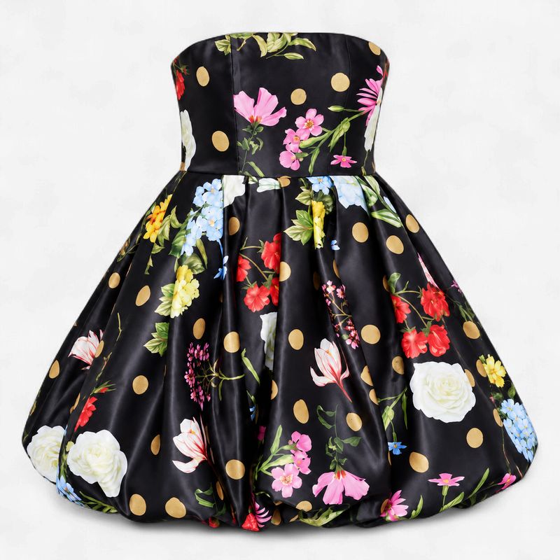 Blooming Bubble Mini Dress