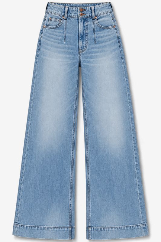 Pistola Lana High Rise Ultra Wide Leg Jean - Terrace