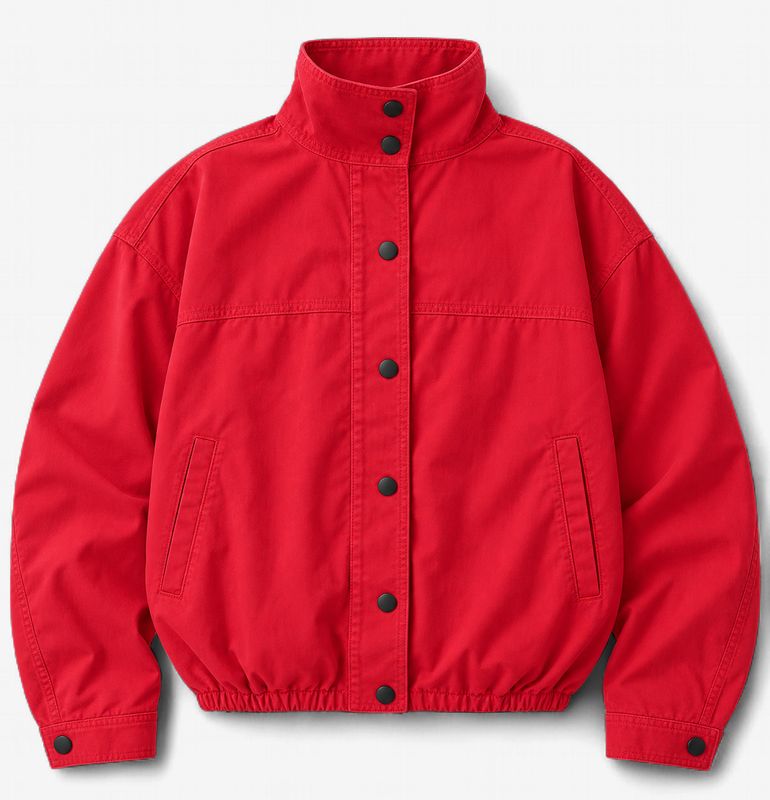 Pistola Red Liberty Funnel Neck Jacket