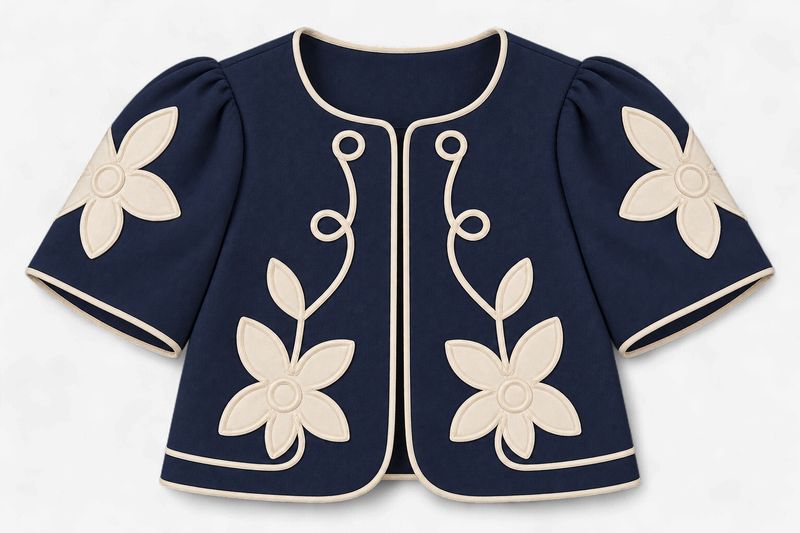 Petal Perfect Navy Top