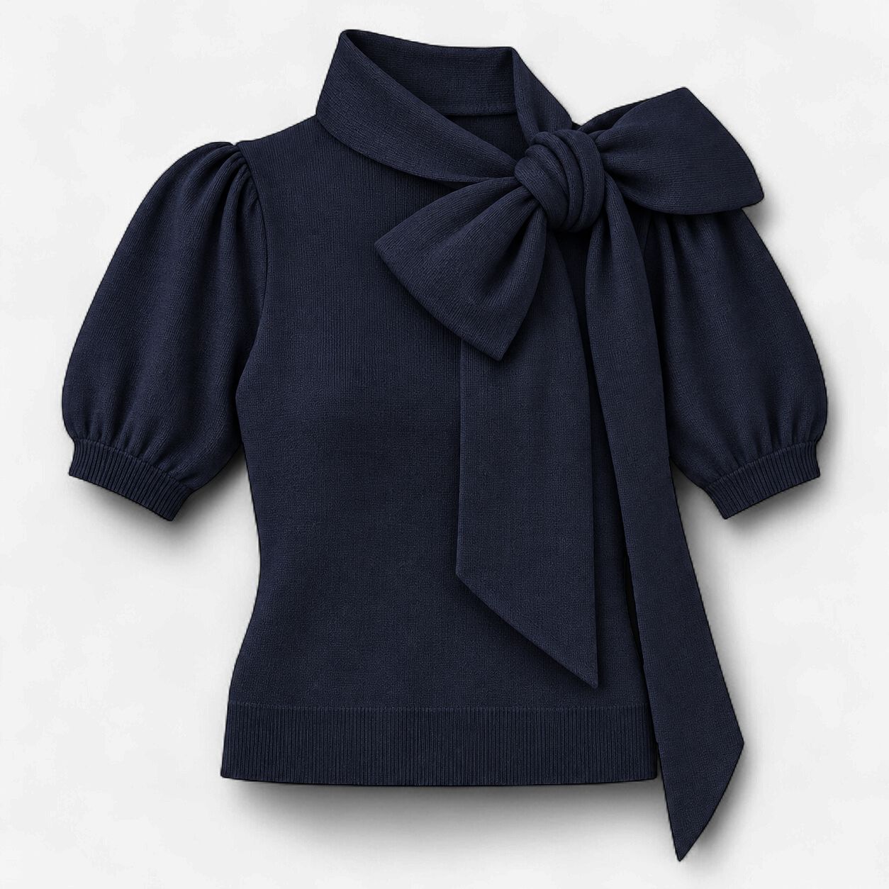 The Navy Bow Belle Sweater The Navy Bow Belle Sweater