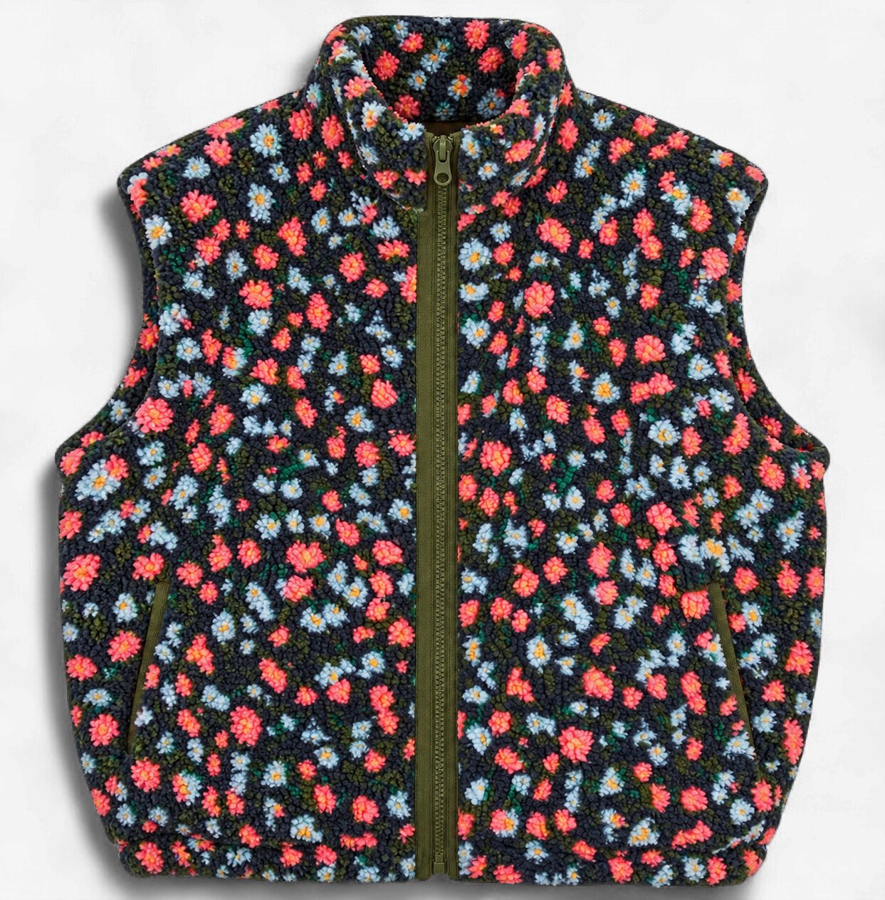 The Wildflower Fuzzy Vest The Wildflower Fuzzy Vest