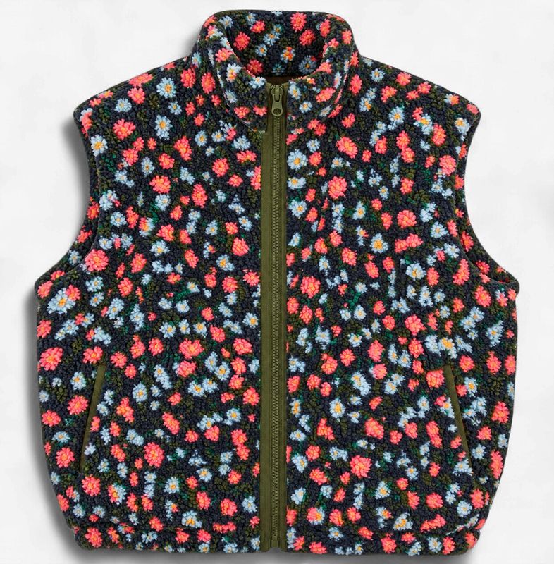 The Wildflower Fuzzy Vest
