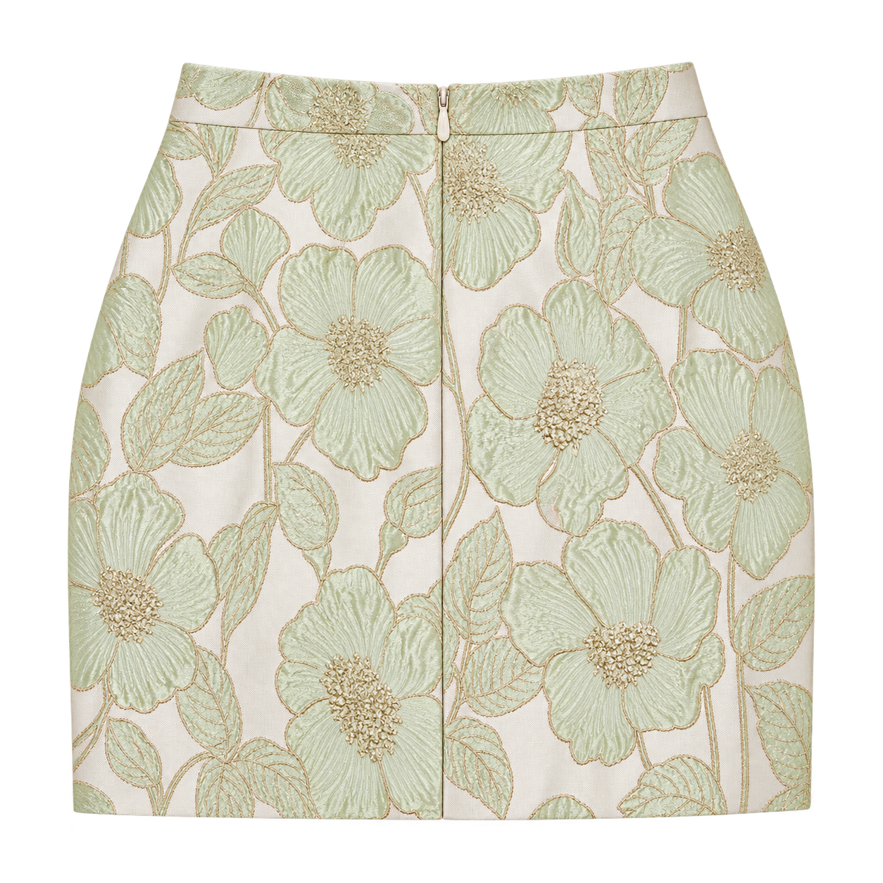 Golden Hour Jacquard Mini Skirt