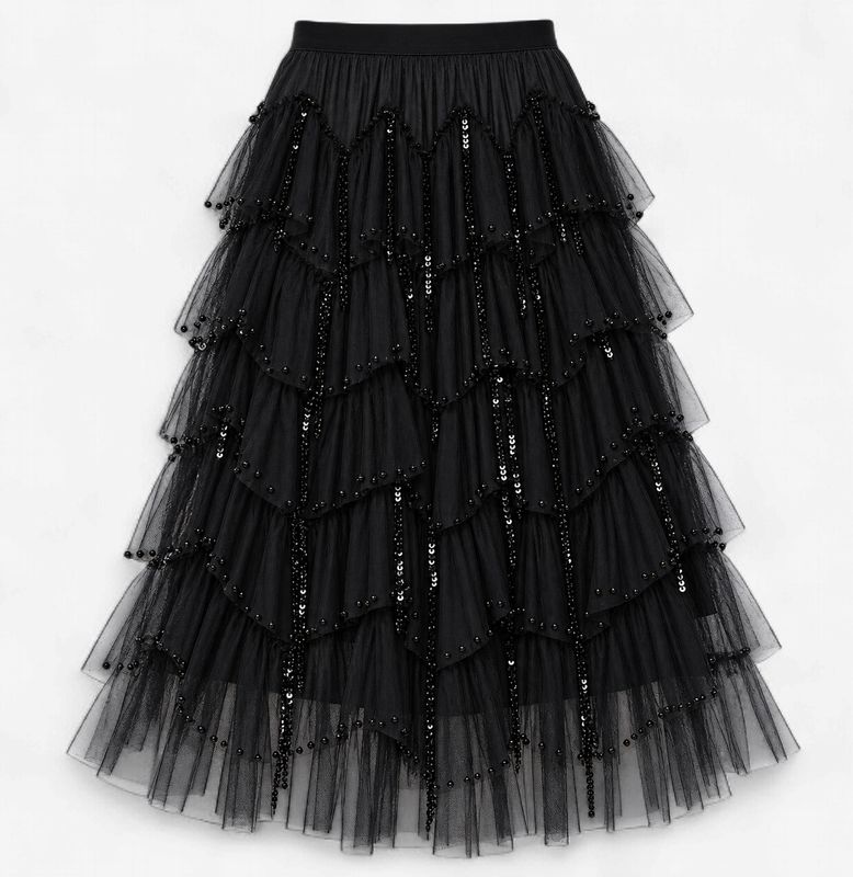 Midnight in Paris Skirt