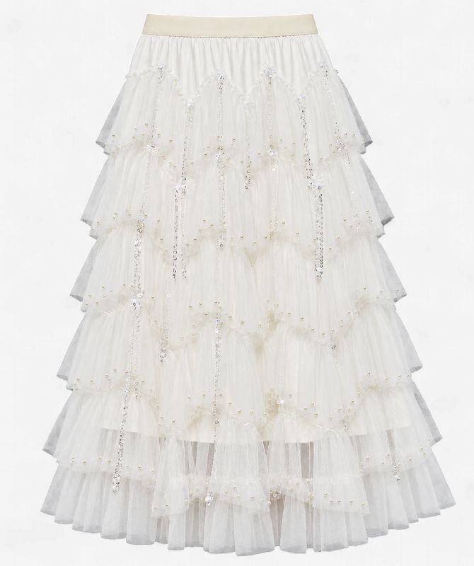 Ivory Afterglow Skirt