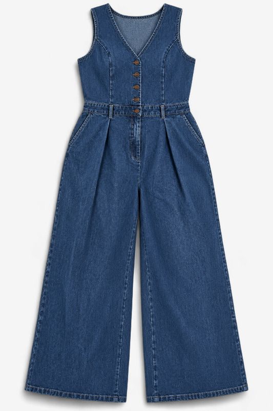All American Denim Jumpsuit