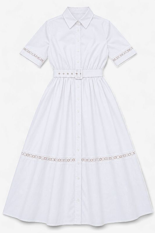 Pure Grace Midi Dress