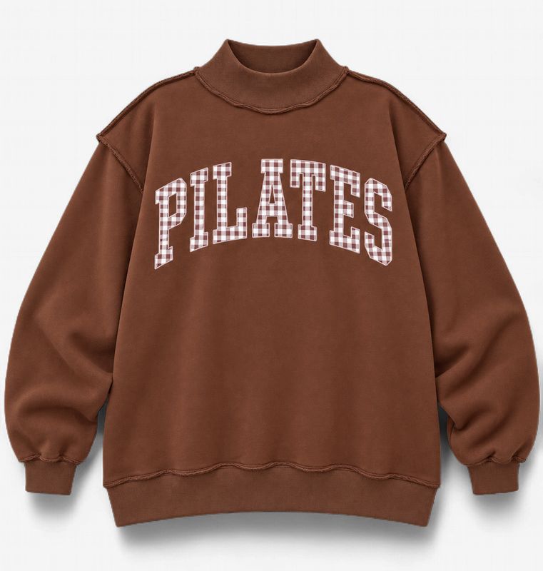PILATES Mock Neck Sweatshirt