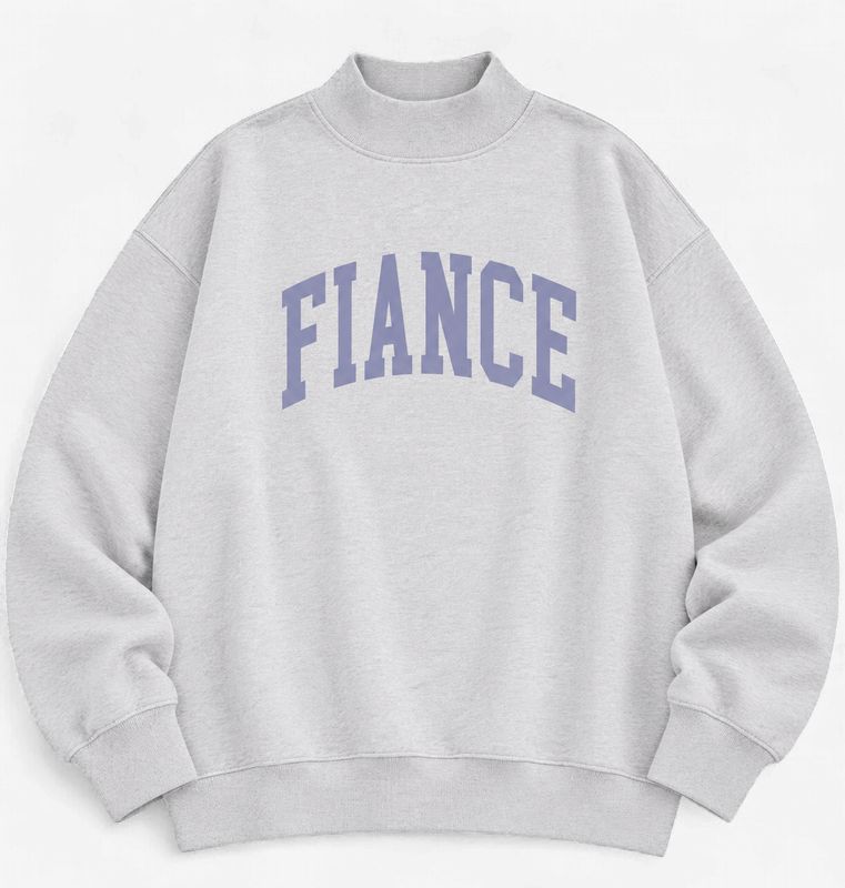 The Fiancé Material Mock Neck