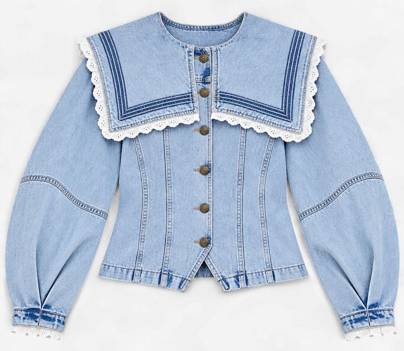 The Weekend Scout Jacket in Light Wash Denim
