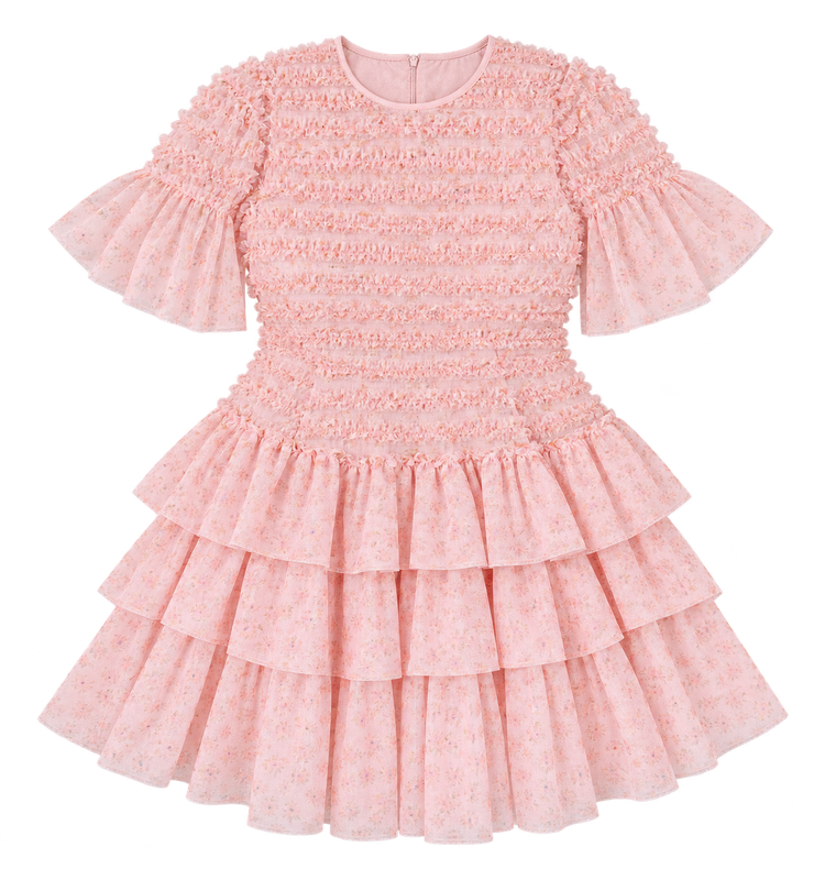 Cherry Blossom Ripple Dress