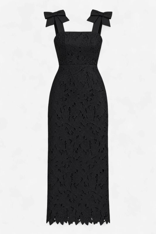 Starlight Lace Midi Dress