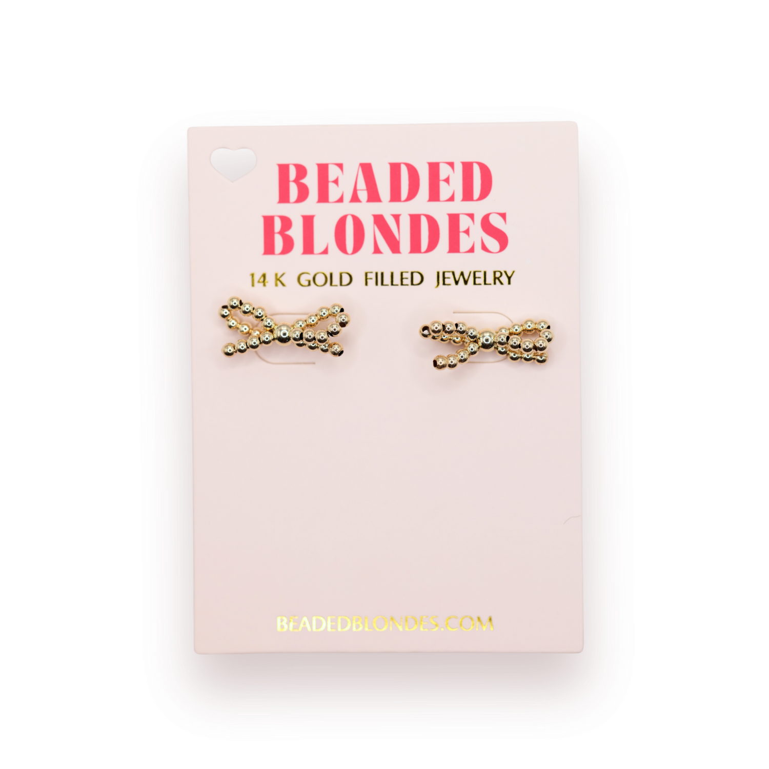 Gold Bow Earrings Gold Bow Earrings