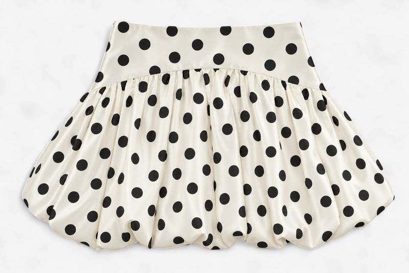 Bonjour Polka Dot Bubble Skort