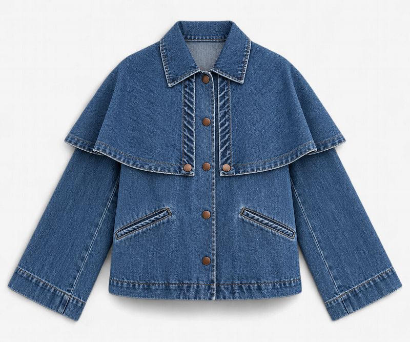 Denim Darling Denim Cape Jacket