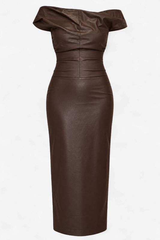 The Espresso Elegance Dress