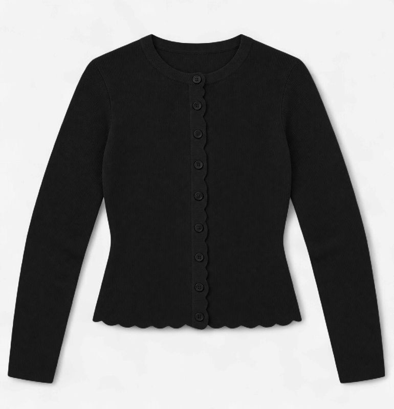 The Eloise Scallop Cardigan