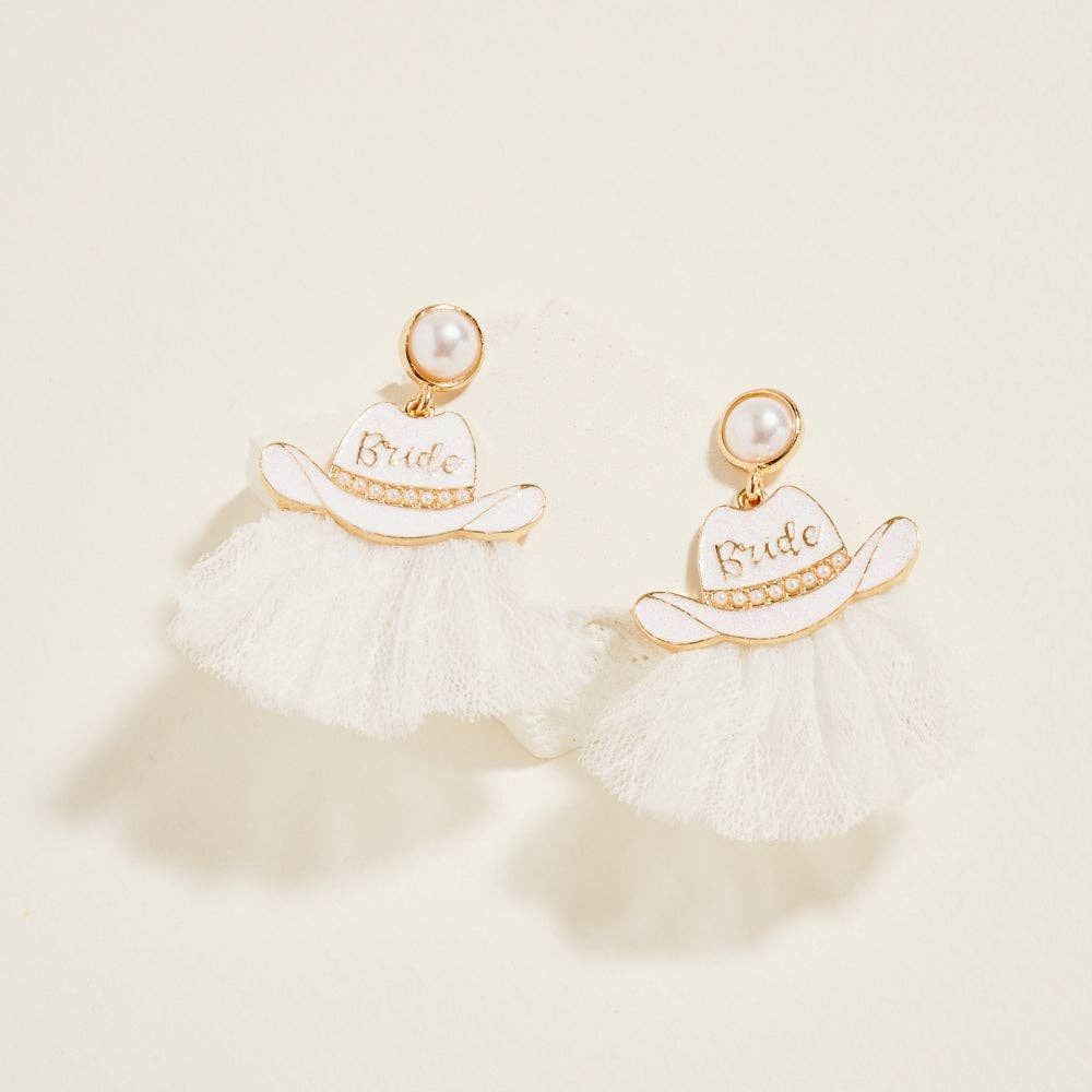 The Howdy, Mrs. Earrings The Howdy, Mrs. Earrings, Color: Gold, Size: ONE