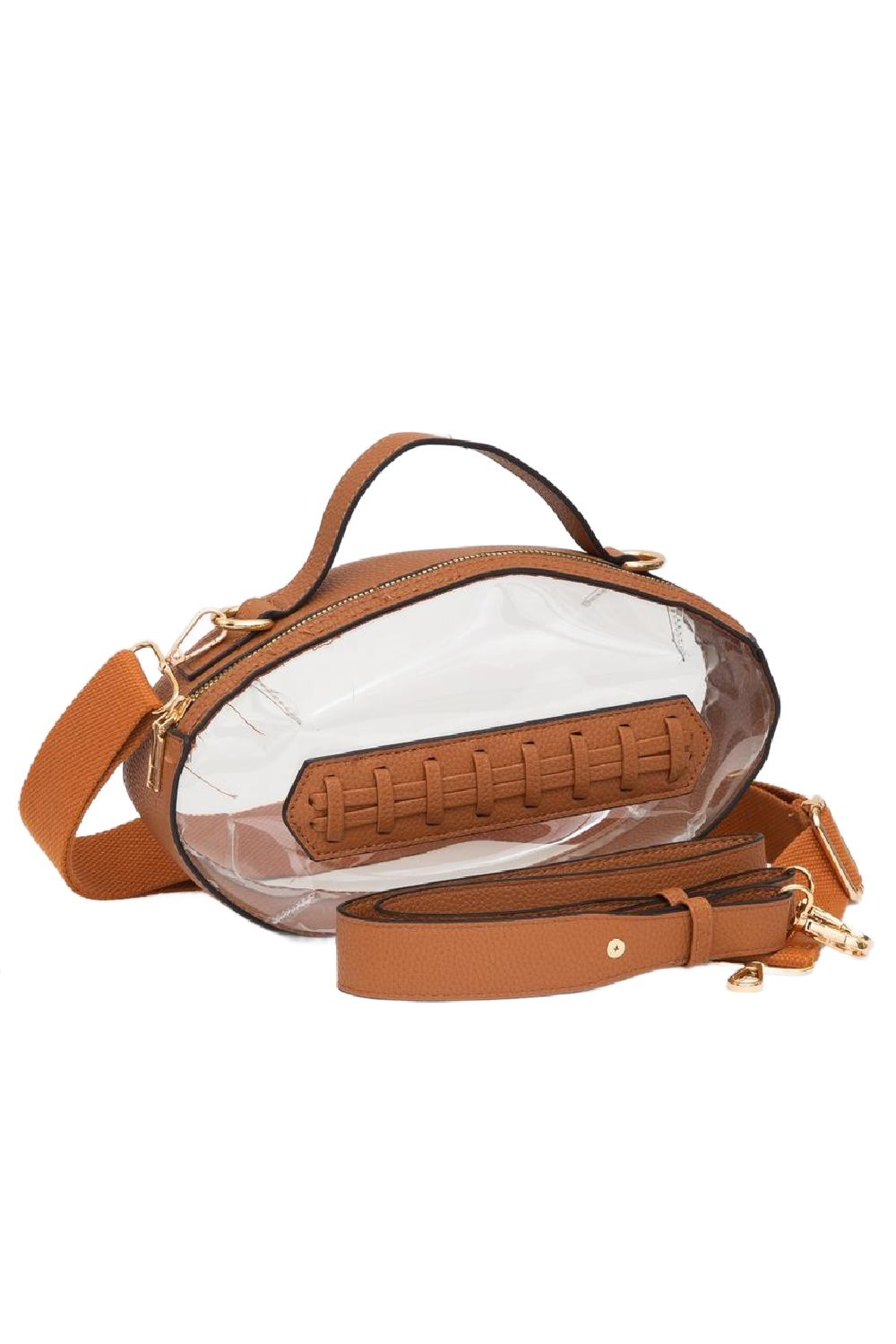 Clear for Kickoff Crossbody Clear for Kickoff Crossbody, Color: Brown