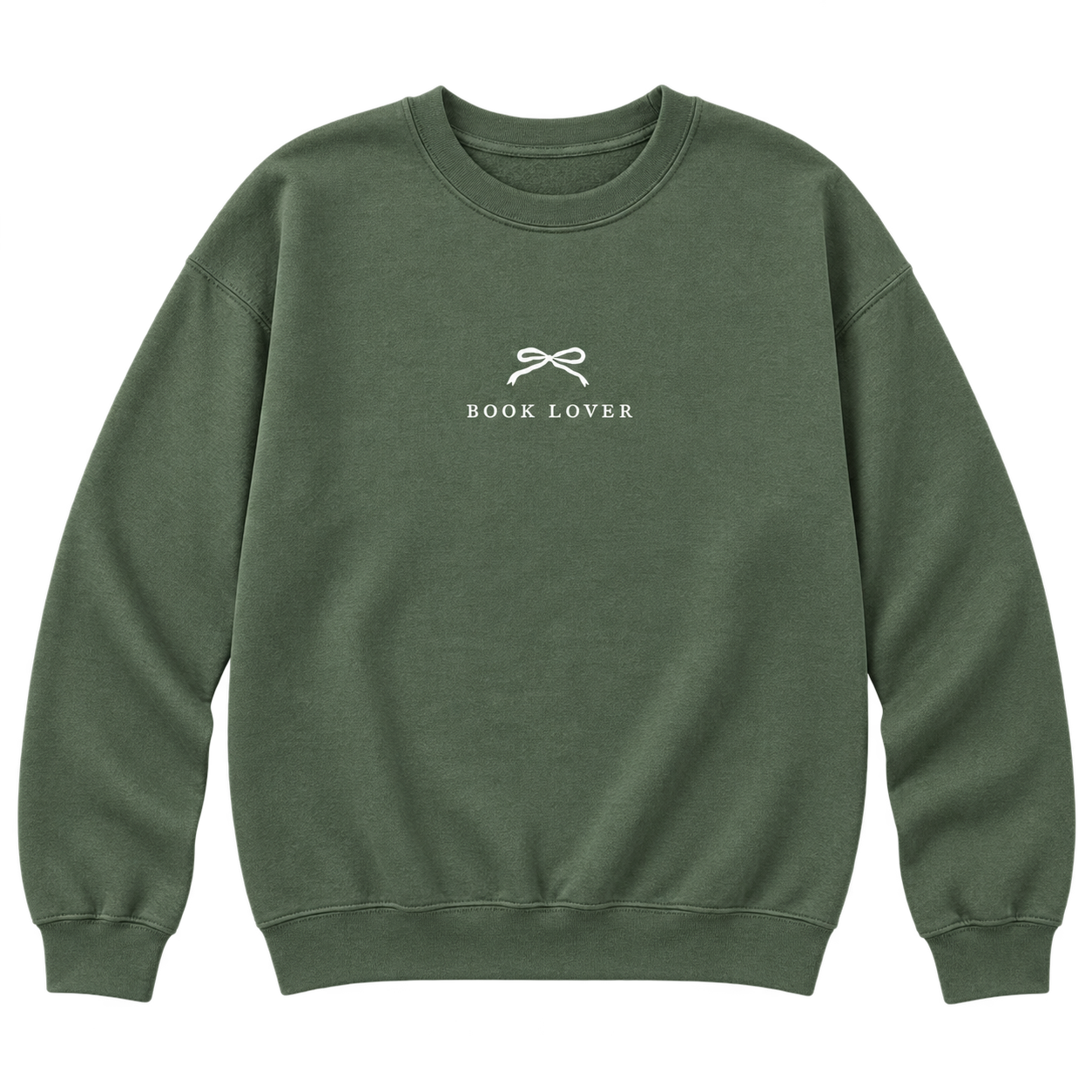 The Book Club Sweatshirt/ Military Green