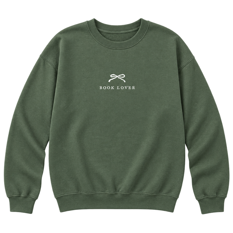 The Book Club Sweatshirt/ Military Green